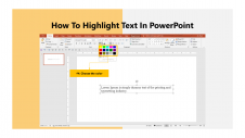 14_How To Highlight Text In PowerPoint